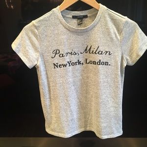 Graphic, light, and cute tee!